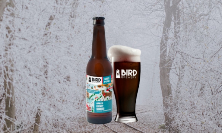 Apres Kievit jagermeister flesje en glas